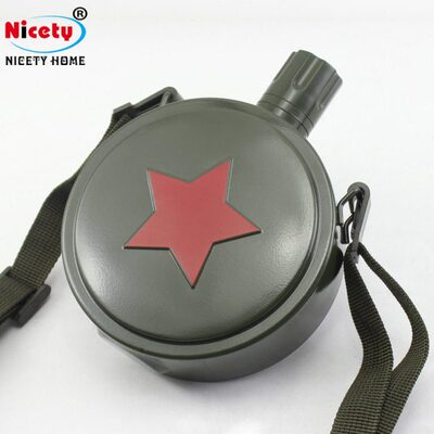 版解放专用军旅大容量便携式旅游出行水壶水杯不锈钢保温壶军行