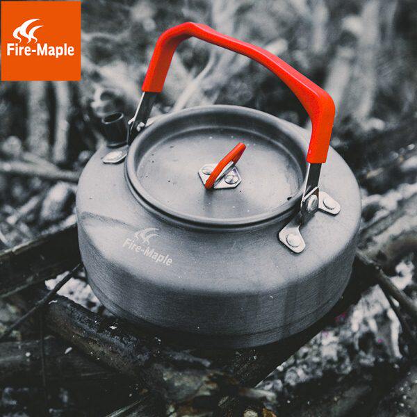 茶壶4.T3L-L火盛宴8质0咖啡壶餐炊具野铝1枫CFM户外烧水壶.露营T3
