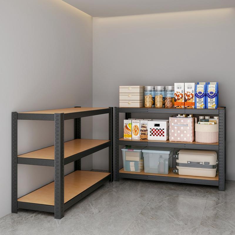 置物架落地多层客厅矮柜收纳架阳台超市仓储柜子家用货架铁架子