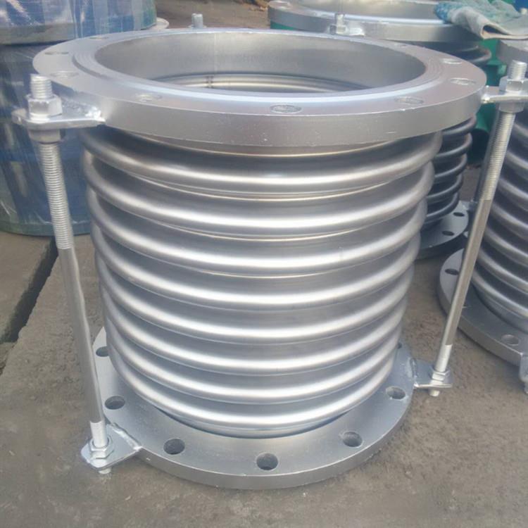 不锈钢波纹补偿器 法兰式波纹管膨胀节 小拉杆金属波纹管补偿器