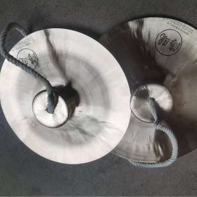 海鸥小广钹 铜镲19厘米19公分广钹 乐队镲 鼓号队锣鼓镲 大铜铙