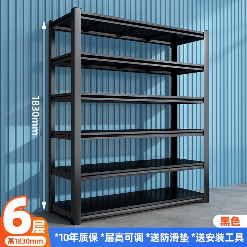家用货架置物架多层杂物落地收纳架架仓库阳台碳钢金属储物架子铁