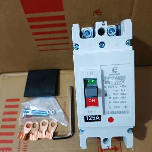 上海人民2P大功率100A125A250A单相塑壳漏电断路器开关带指示灯