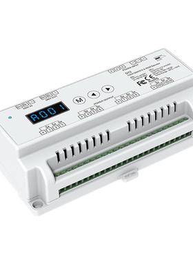 D12 12通道恒压DMX512/RDM解码器12-24V 60A数码显示 CE FCC认证