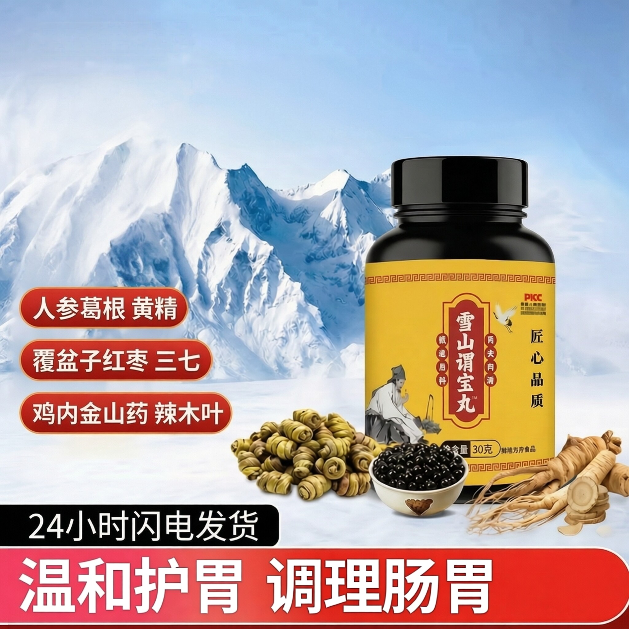 亘济堂雪山胃保丸高含量好吸收