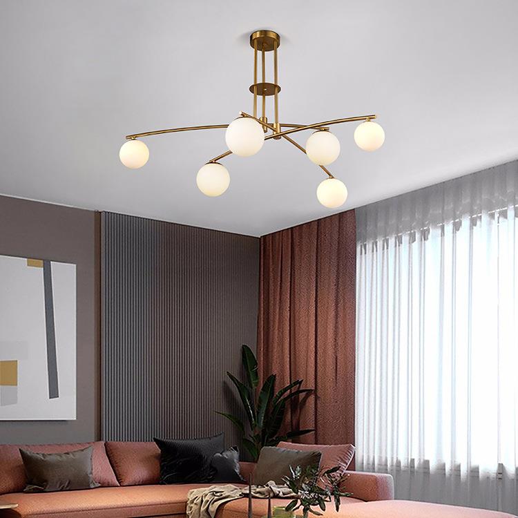 创意北欧客厅吊灯后现代简约时尚餐厅卧室装饰灯设计服装商店灯具