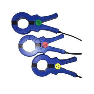 5A钳形电流互感器 夹子型2米线高精度0.5级计量100 50开启式