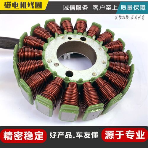 适用于贝纳利小黄龙BJ250-15/A/E小幼狮250 小金鹏磁电机线圈定子