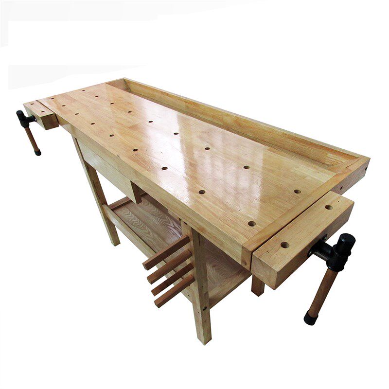 易乐木艺 实木木工桌多功能木工工作台操作台 木工台DIY木工工具