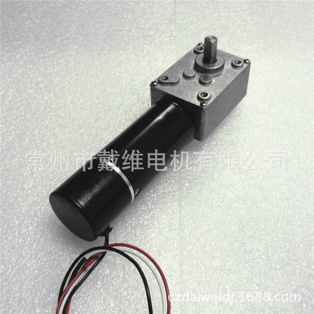 厂家供应12V无刷蜗轮蜗杆减速电机634JSX可内置驱动长寿命