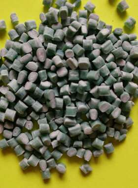 厂家供应绿色PP再生塑料颗粒 排水板 植草格 筒线专用料
