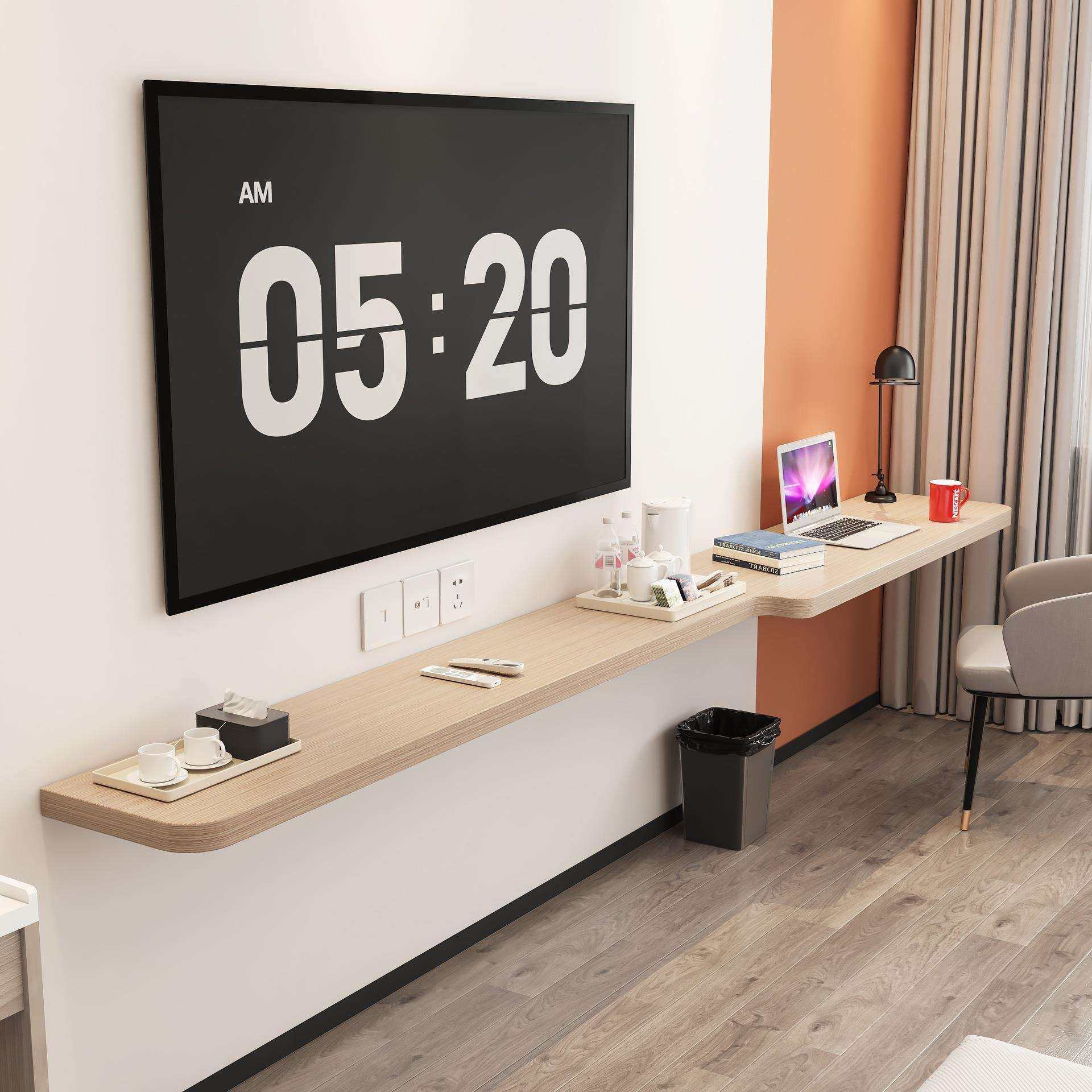 酒店家具电视一字台面组合写字桌宾馆民宿宿客房隔板式悬空电视柜,鲜花速递/花卉仿真/绿植园艺,割草机/草坪机,淘宝优惠券,粉丝福利购,淘宝优惠卷