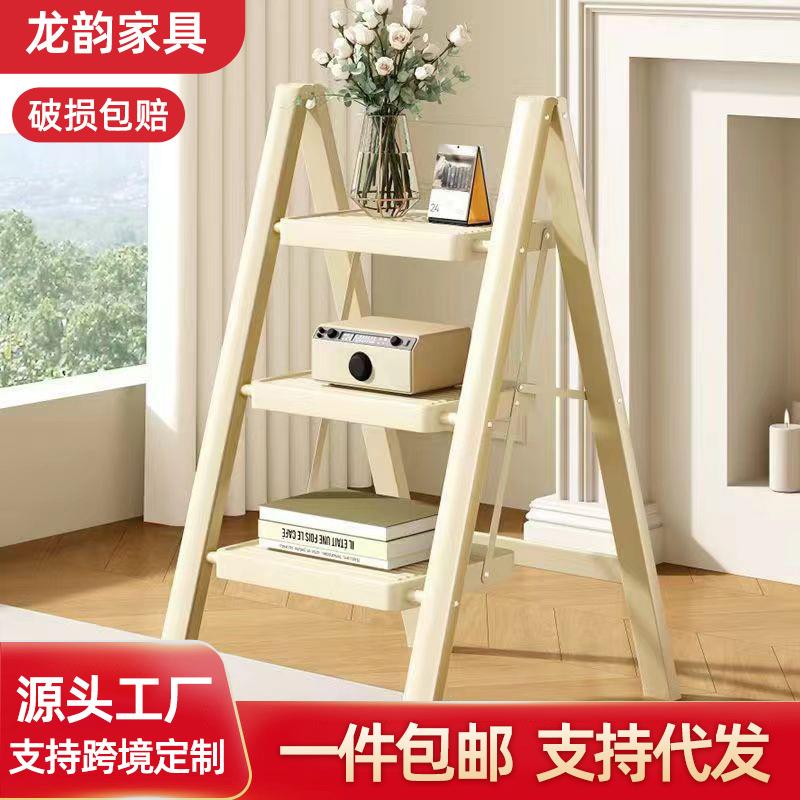 梯子折叠伸缩加厚人字梯防滑加宽多用途楼梯三四步梯子家居花架梯
