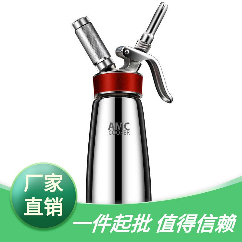 咖啡泡奶茶花鲜淡瓶商用奶油不锈钢虹吸打发裱喷射雪顶芙泡器