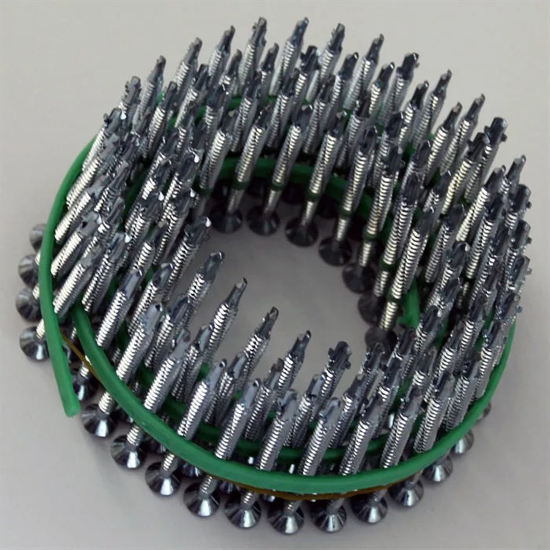 塑料绳卷钉 塑带卷钉塑料卷钉 plastic rope coil nail