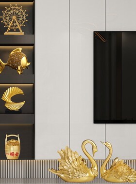 新中式高档酒柜软装饰品摆件家居客厅玄关电视柜办公室创意工艺品