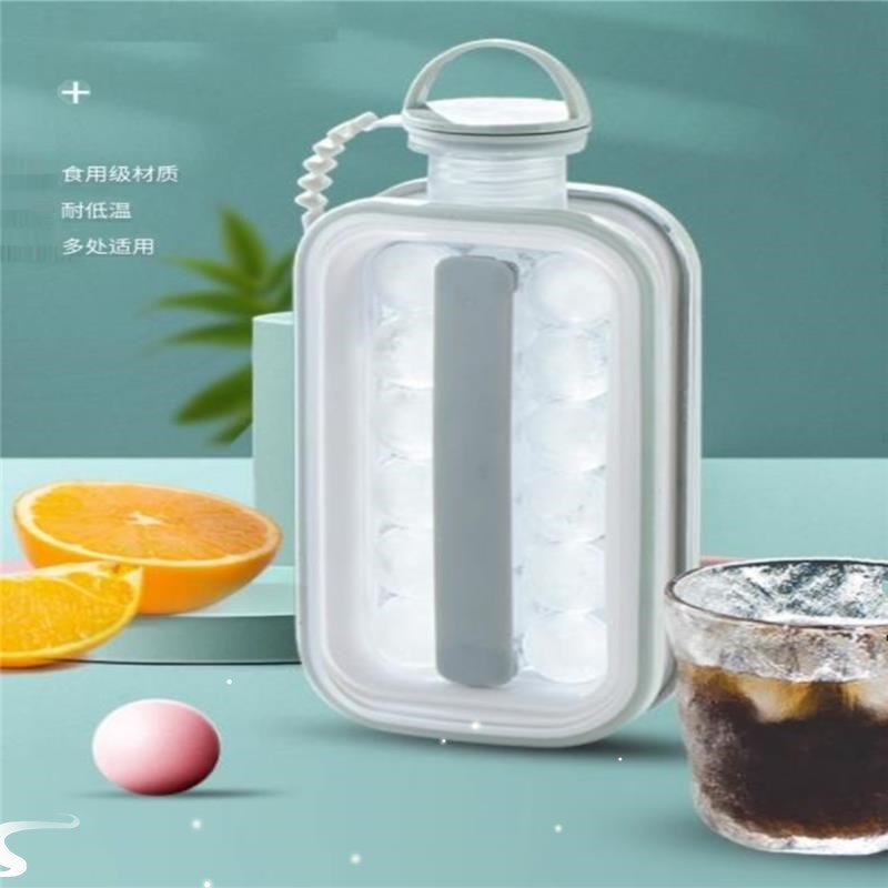 Ice Cube Tray ice ball maker Silicone Mold ice storage box