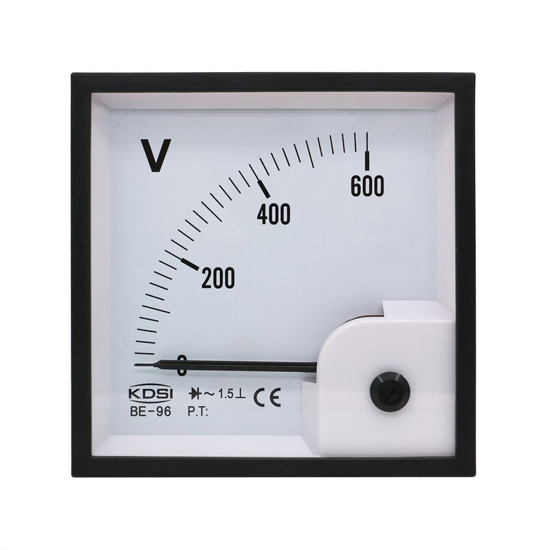 供应 指针式电压表BE-96 AC600V整流式 测量电压0-600V 开孔91*91