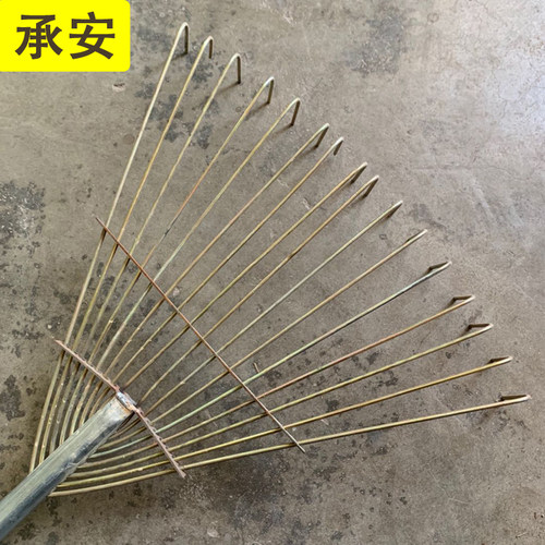 钢丝耙园艺园林工具s农具草种播种专用耙子搂草筢耙子