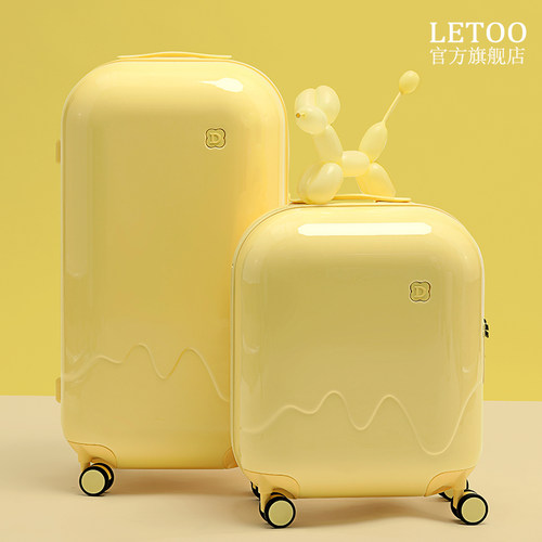 Letoo行李箱拉杆箱女20寸小型轻E便登机箱学生雪糕旅行箱密码箱男