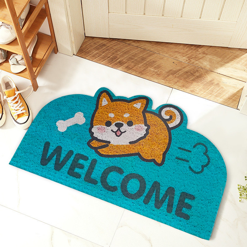 地垫入户进门门垫卡通丝圈脚垫家用pvc防滑垫玄关可裁剪门口地毯,居家布艺,家用脚垫,淘宝优惠券,粉丝福利购,淘宝优惠卷