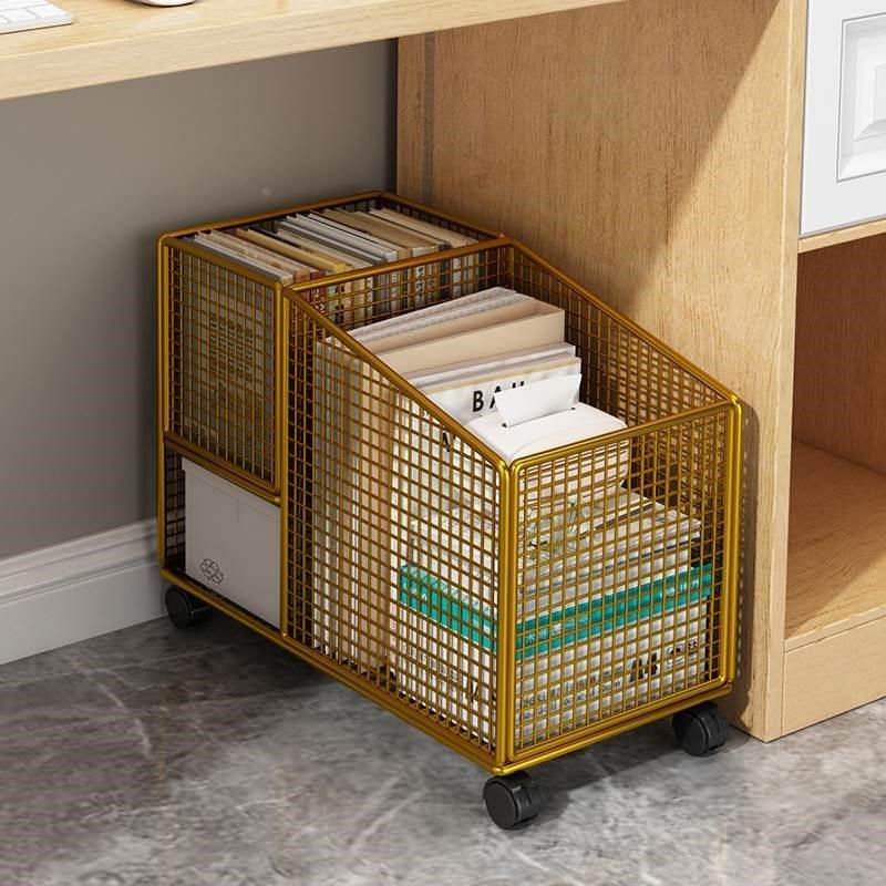 移动旋转书架学生教室书柜落地小推车桌下书包办公书桌收纳置新款,住宅家具,旋转书架,淘宝优惠券,粉丝福利购,淘宝优惠卷