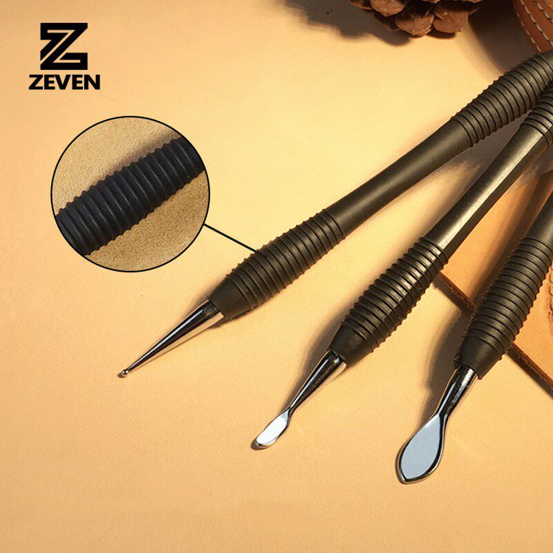 皮雕工具 美式皮雕压擦器 皮雕笔 塑型  DIY手工皮革工具