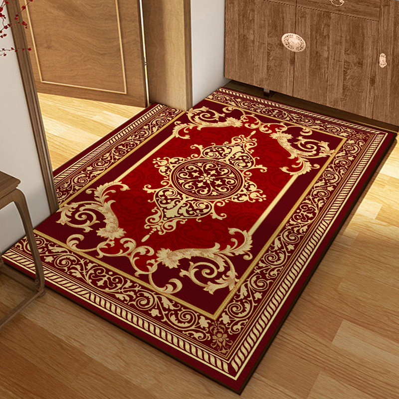 中式入户门地垫家用防滑垫子大门口进户门地毯玄关红色喜庆脚垫,居家布艺,入户地垫,淘宝优惠券,粉丝福利购,淘宝优惠卷