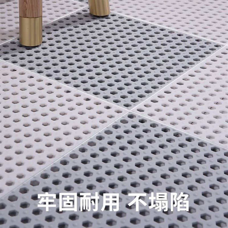 浴室拼接防滑垫淋浴房卫生间防摔地垫洗澡间厕所防水隔水垫子脚垫