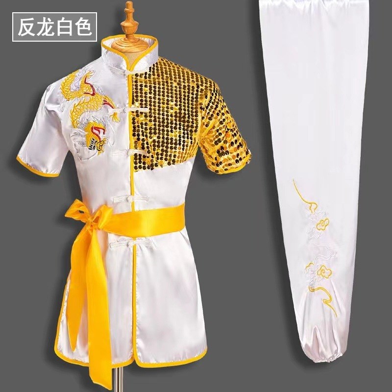 武术服装功夫中国风武术表演服表演服男武馆团队训练功服比赛服装