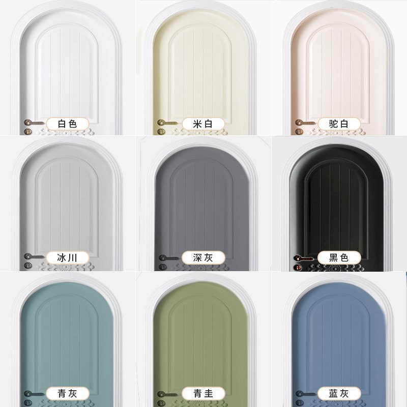 新款三清漆木门翻新油漆木门改色漆翻新自刷门换色水性木器漆喷漆