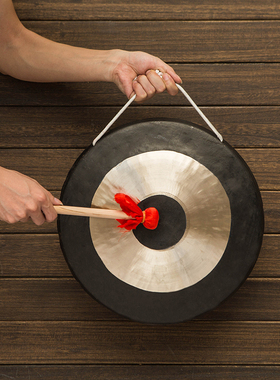 35cm/ 40/50/60/70/80/1G00公分开道锣1米庆典抄锣 响铜