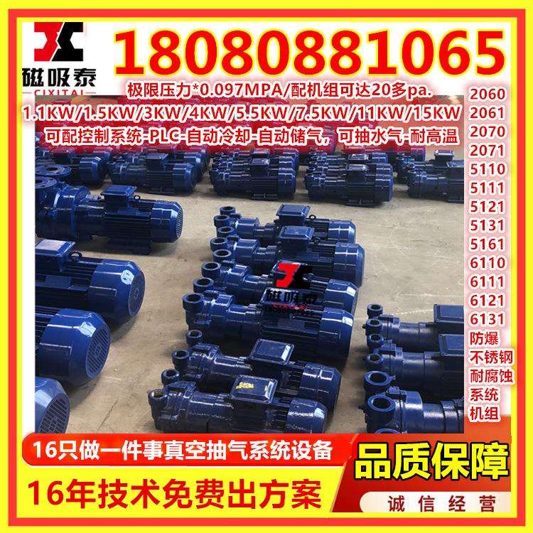 吸粪真空泵抽渣车沼液真空泵吸污车用泵设备2BV5161水环式真空泵