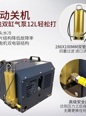 Duge都格双缸高压气泵30mpa水冷高压充气泵40mpa电动打气机设定款