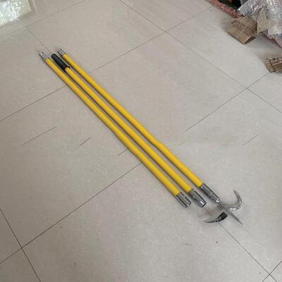 铁路打杂杆27.5kV头接触网工程工具6节6米打杂棒