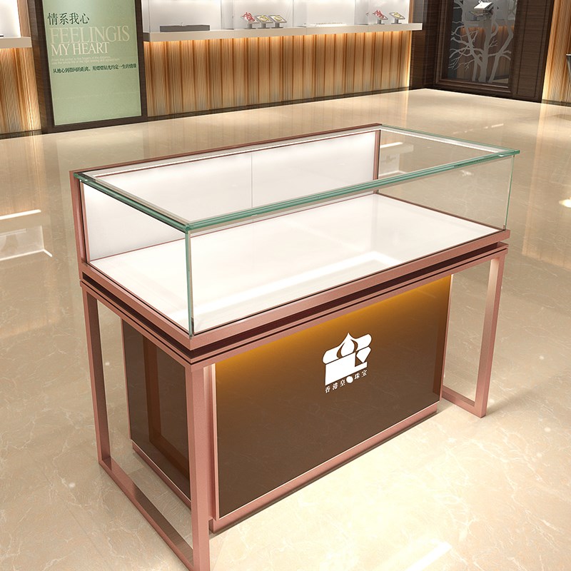 黄金珠宝玻璃展柜精品柜台玉器展示柜手表陈列柜眼镜展示架饰品柜