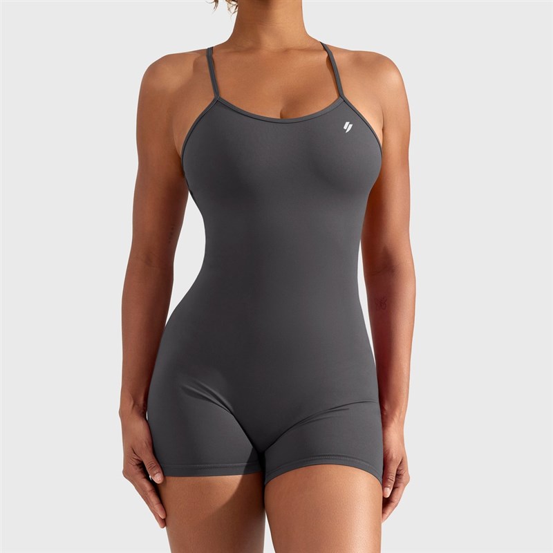 YEOREO连体深V大露背可调节肩带裸感修身普拉提瑜伽撸铁