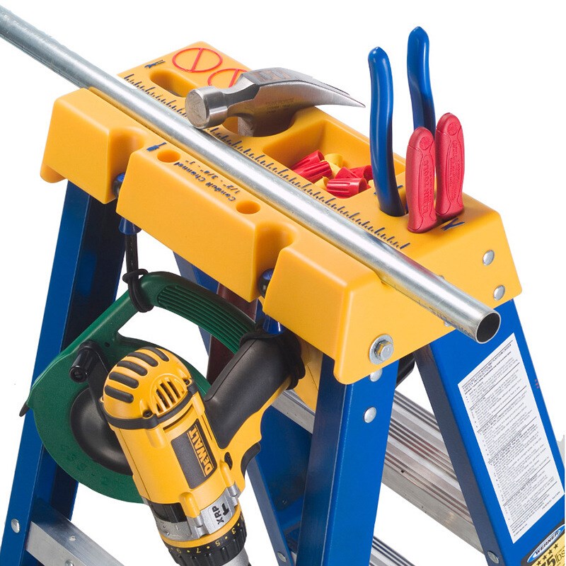 稳耐 werner OBEL04工程梯玻璃钢绝缘梯子双侧人字梯1.2米电工梯