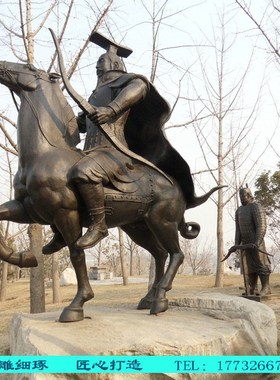 西方人物骑马雕塑园林景观大型战马战车铸铜雕像马拉车玻璃钢雕塑