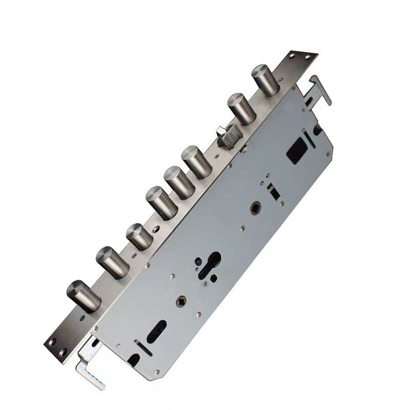 7068霸王锁体双活双快不锈钢指纹锁锁体加厚防插锁舌防盗门锁体