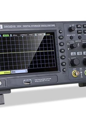 汉泰hantek示波器DSO2C10 2D10双通道数字存储示波器表信号发生器