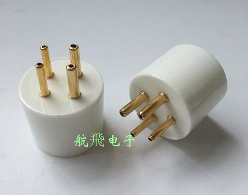 全新陶瓷四脚电子管座 管基811R-G 4脚管座 适用811 300B 2A3