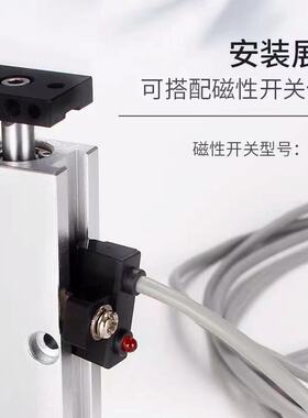 双轴杆气缸TDA/TN25X5-400X10X15X20X25X30X35X200X250X300X350-S