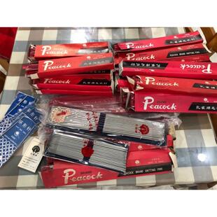 老货 九十年代初北京产 孔雀牌毛衣针 实心磁化针 铝合金毛衣针