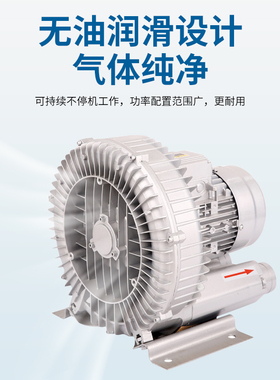 XGB高压漩涡风机旋涡气泵强力离心风机鱼塘增氧机工业涡流鼓风机