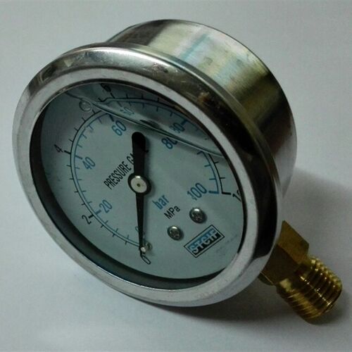 stcif牌耐震压力表 pressure gauge 0~100bar/0~10mpa stc1f
