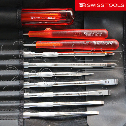 原装进口PB SWISS TOOLS便携式可换批杆套装螺丝批PB 215.ind