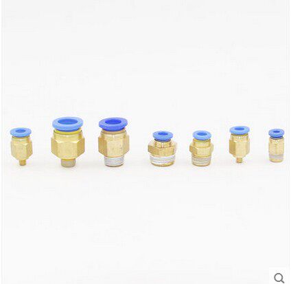 电磁阀气动快插气管接头PC10-03直通4-M5/PC6-01/PC8-02/12-04