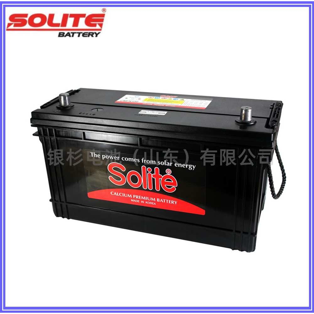 SOLITE蓄电池韩国进口电池95D31R/L现货105D31RL启动铅酸电瓶现货