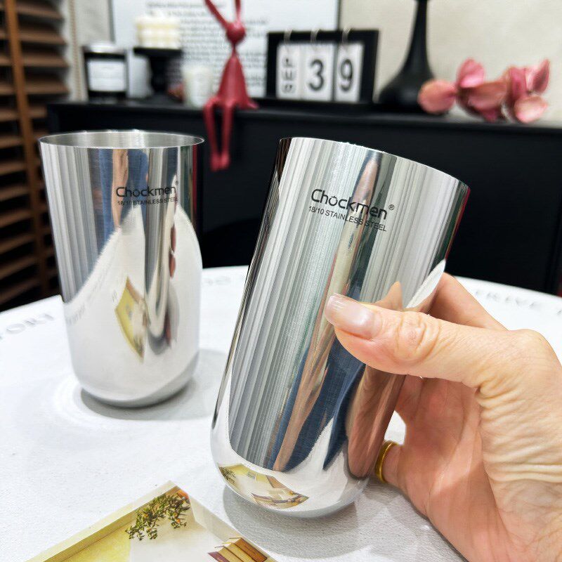 卓德铭18/10不锈钢啤酒杯漱C口杯水杯随手杯牛奶杯茶杯洋酒杯